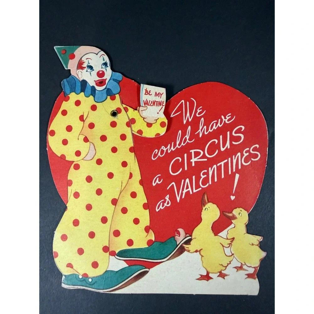 VTG Unbranded Valentine Greeting Cards OS Multi Good Ephemera